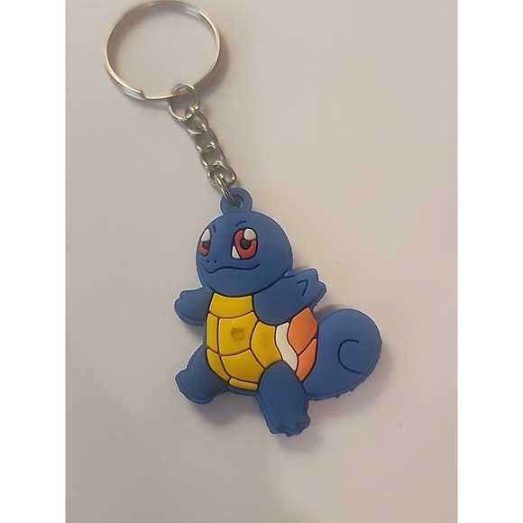 Other - Small Squirtle‎ Pokémon 2 Sided Rubber Keychain